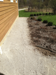 The front path is looking good again.